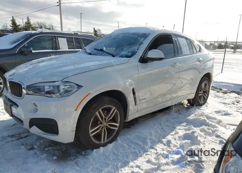2015 BMW X6 xDrive35I из США, поврежденный, VIN 5UXKU2C56F0N77882